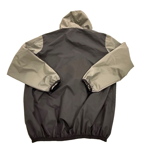 HotSuit Full Zip Hooded Sauna Sweat Jacket Men's Size Small Grey/Black - Picture 2 of 7